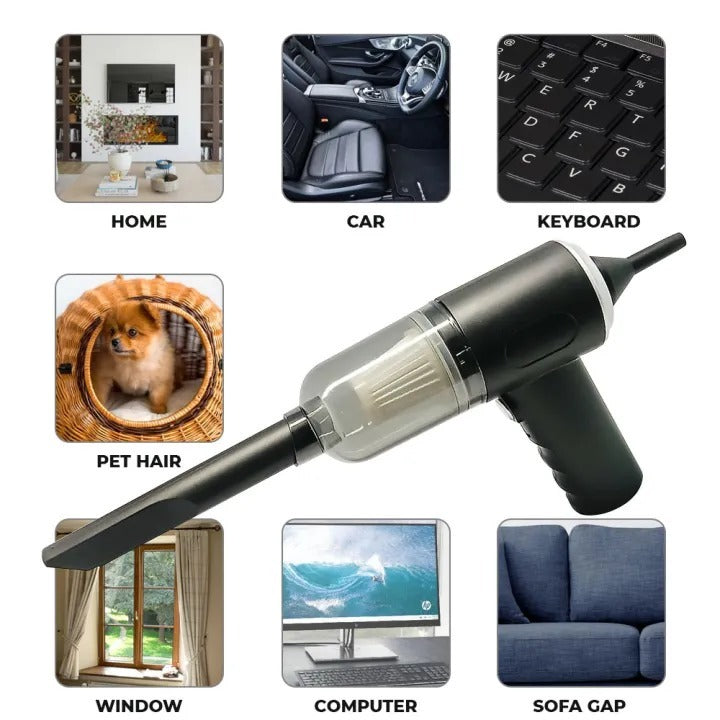 3-in-1 Portable Mini Vacuum Cleaner for Home & Car