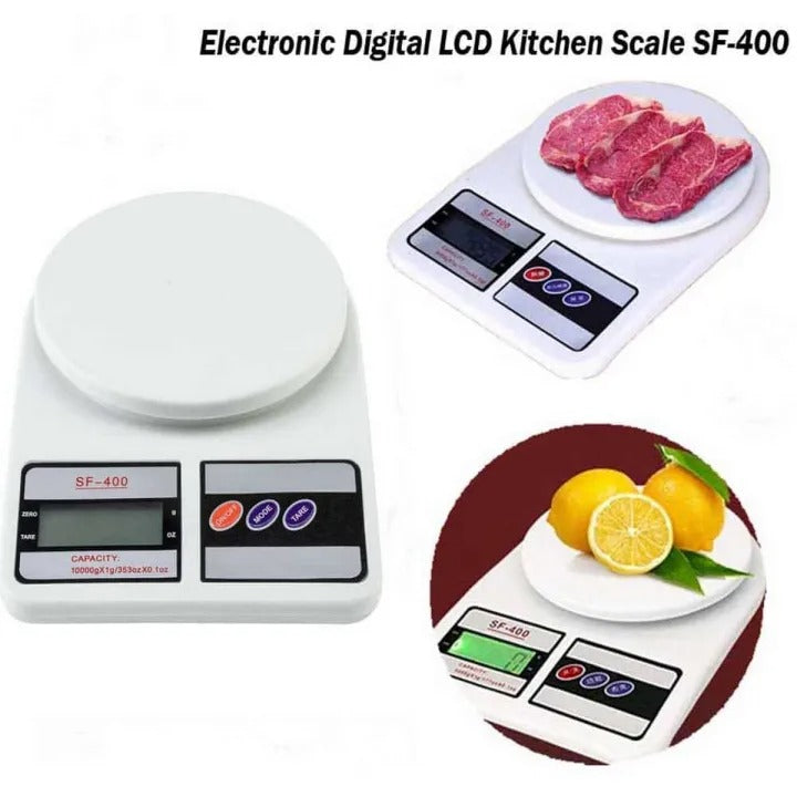 Digital LCD Kitchen Scale SF-400 10kg Capacity