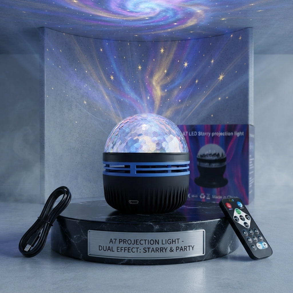LED Starry Disco Ball Party Light with Remote Control