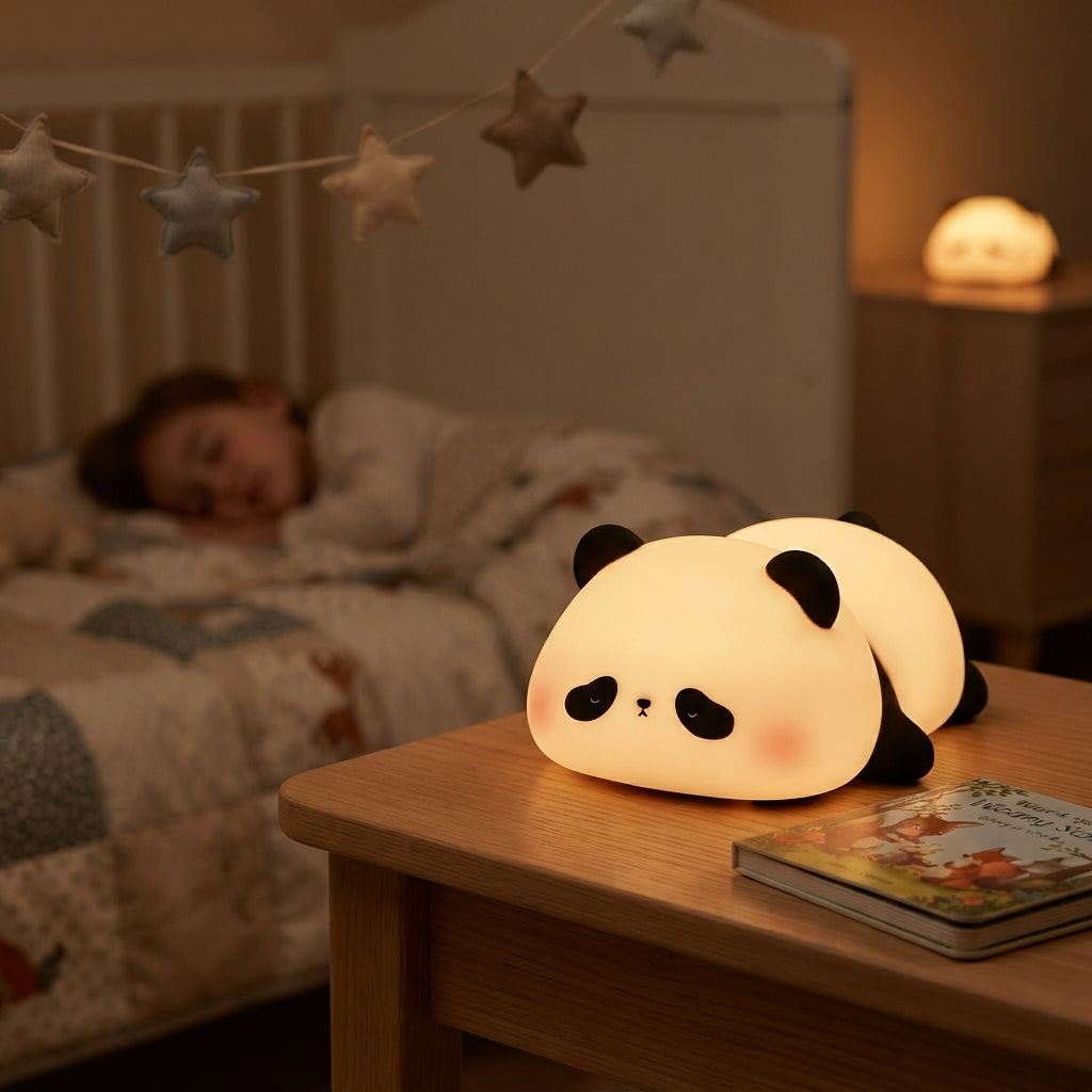 Panda Silicone Night Light with Timer